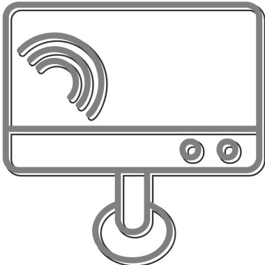 Döküm web simgesi, basit illüstrasyon 