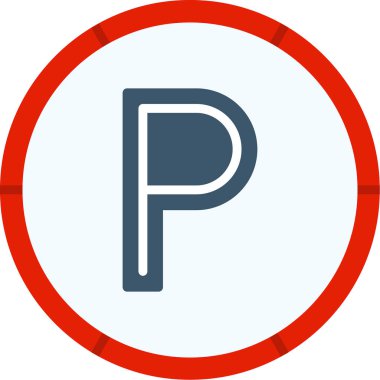 Web simgesi Otopark, illüstrasyon vektör