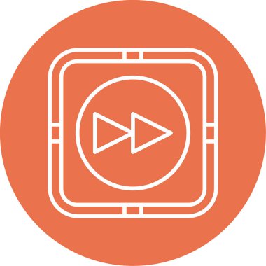 Hızlı ileri kutsal kişilerin resmi, vektör çizim                         