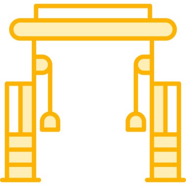 Cable Crossover Web simgesi basit illüstrasyonuName