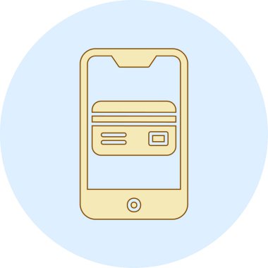 akıllı telefon ve kredi kartı, Ödeme Yöntemi simgesi