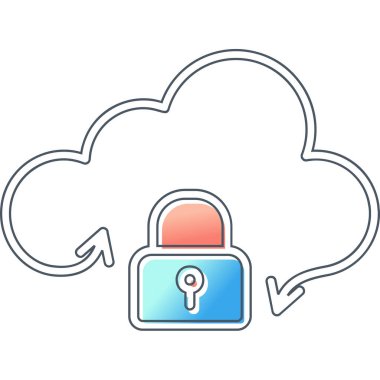 bulut vektörü resimleme tasarımı 