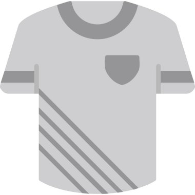 Tişört simgesinin vektör illüstrasyonu