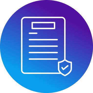 Veri Web simgesi basit illüstrasyon 