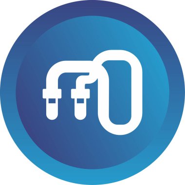 Halat düzlüğü simgesi, vektör illüstrasyonu 