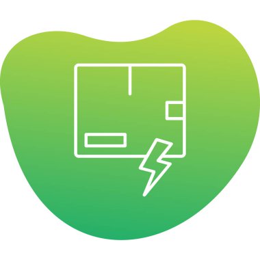 Arz Şoku Ağ ikonu vektör çizimi