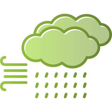 Storm Web simgesi, vektör illüstrasyonu 