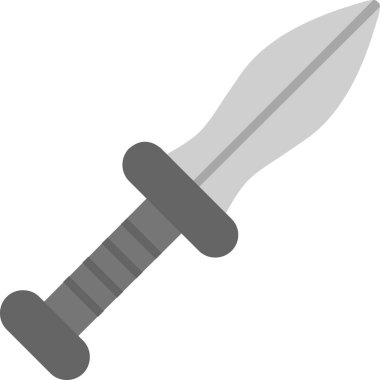 Hançer. Web simgesi basit illüstrasyon 