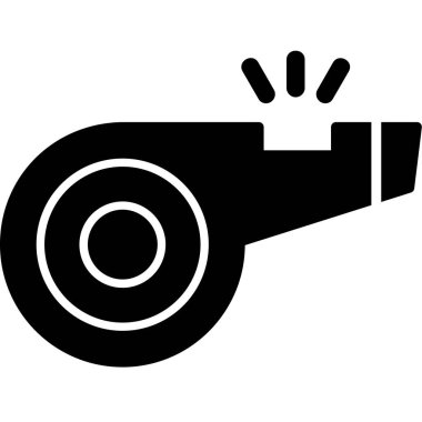 Web tasarımı için ıslık simgesi, vektör illüstrasyonu 