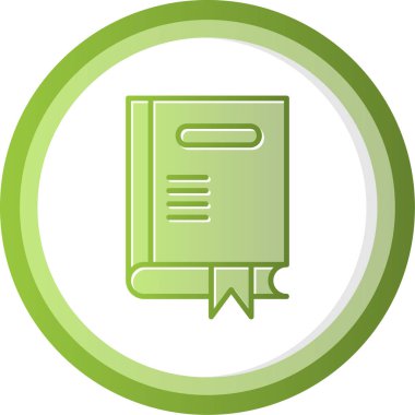 kitap web simgesi, vektör illüstrasyonu 