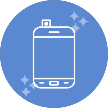 Smartphone web simgesi, vektör çizim 