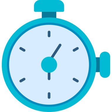 Zamanlayıcı simgesi, vektör illüstrasyonu 