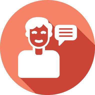 Tavsiye Ağı simgesi basit illüstrasyon