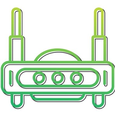 Yönlendirici. Web simgesi basit illüstrasyon 