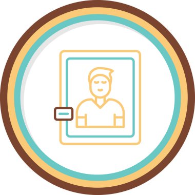 çalışan simgesi, vektör illüstrasyonu basit tasarım