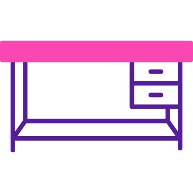 Resepsiyon simge vektör çizim 