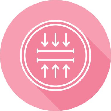 Zayıf. Web simgesi vektör illüstrasyonu