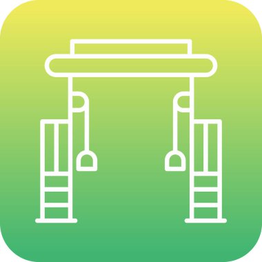 Cable Crossover Web simgesi basit illüstrasyonuName