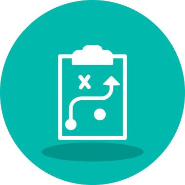 Strateji Simgesi Vektör illüstrasyonu 