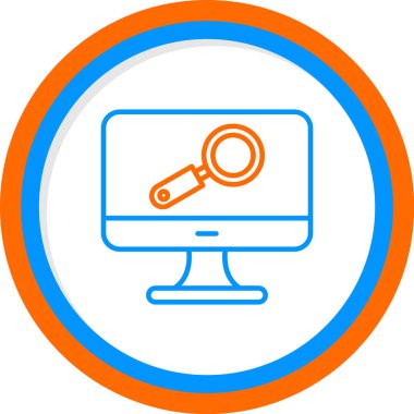 seo modern simgesinin vektör illüstrasyonu 