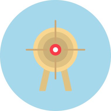 Hedef. Web simgesi basit illüstrasyon 