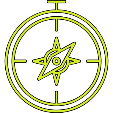 Pusula simgesi vektör resimlemesi 