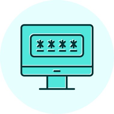 password web icon vector illustration 
