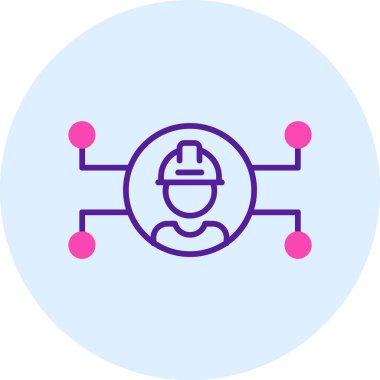 Mühendislik simgesinin vektör çizimi 