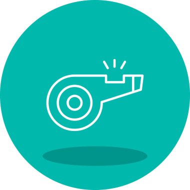 Web tasarımı için ıslık simgesi, vektör illüstrasyonu 