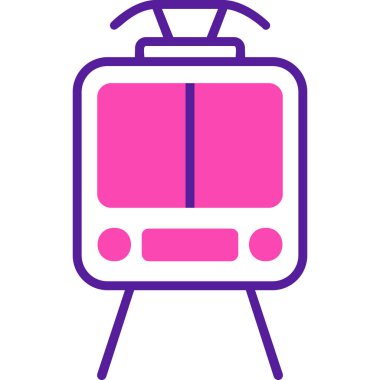 Web simgesi tren, illüstrasyon vektör 