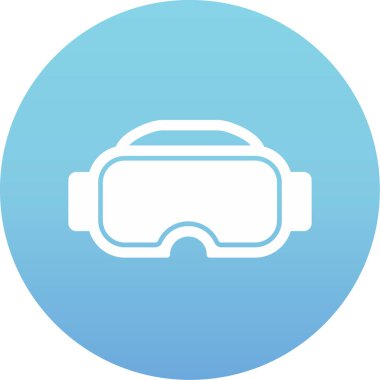 Gözlükler. Web simgesi basit illüstrasyon