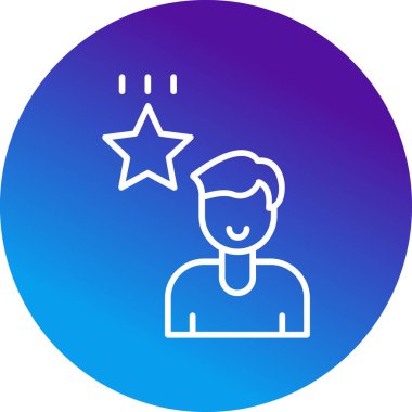 Hırs simgesi, vektör illüstrasyonu 