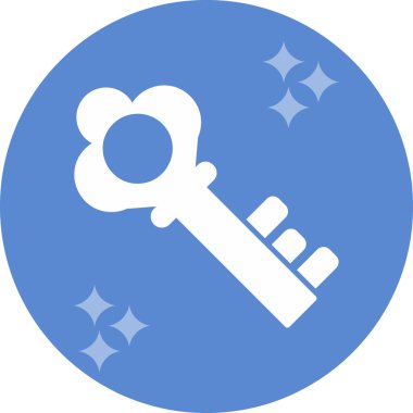 Anahtar. Web simgesi basit illüstrasyon 