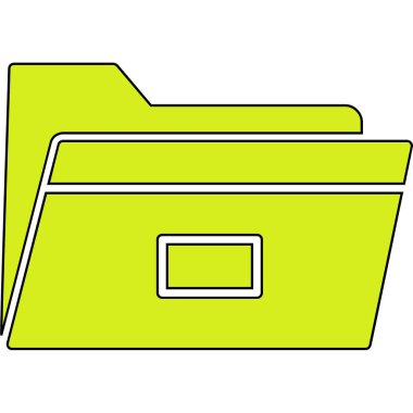 Dosya. Web simgesi basit illüstrasyon 