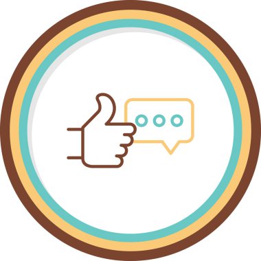 Geribildirim simgesi vektör yanılsaması