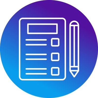 Yapılacaklar listesi. Web simgesi basit tasarım 