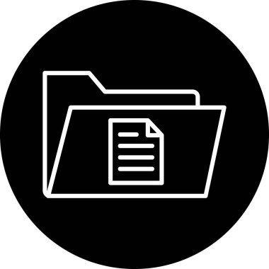 dosya dizini vektör illüstrasyonu        