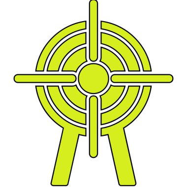 Hedef. Web simgesi basit illüstrasyon 