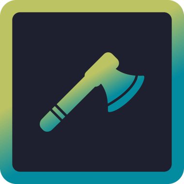 Balta ağ simgesi, vektör illüstrasyonu 