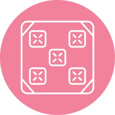 Döşeme. Web simgesi basit illüstrasyon