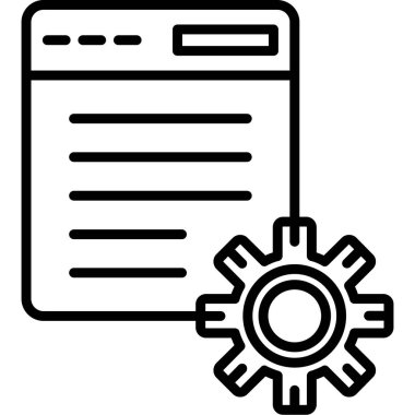 Web simgesi, vektör illüstrasyonuName