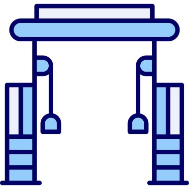 Cable Crossover Web simgesi basit illüstrasyonuName