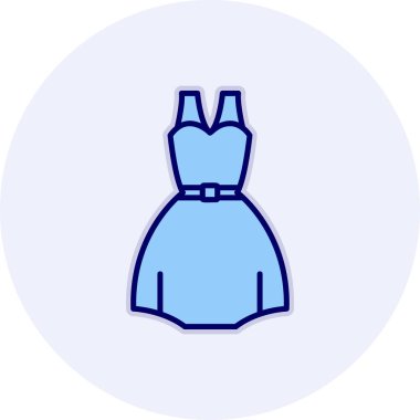 elbise simgesi, vektör illüstrasyonu 