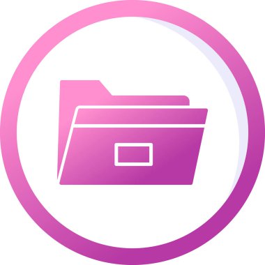 Dosya. Web simgesi basit illüstrasyon 