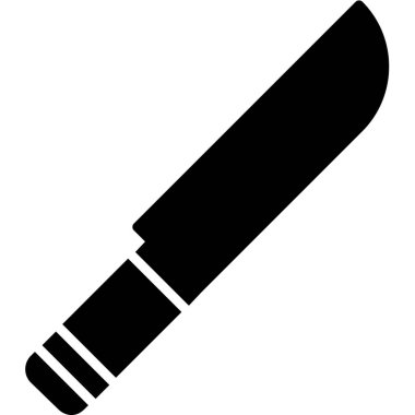 Bıçak. Web simgesi basit illüstrasyon 