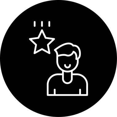 Hırs simgesi, vektör illüstrasyonu 