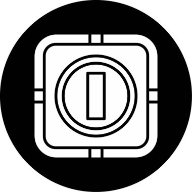 vektör çizim güç düğmesi simgesi