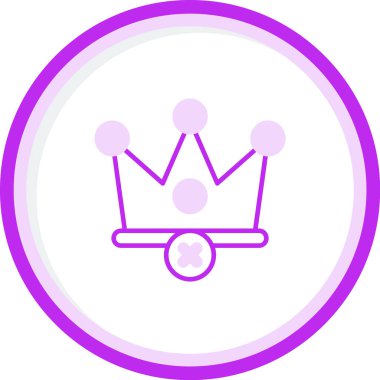 İtibar kaybı web simgesi, vektör illüstrasyonu