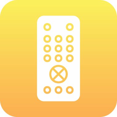 Uzaktan kumanda simge vektör çizim