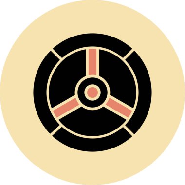 lastik simgesi vektör illüstrasyonu 